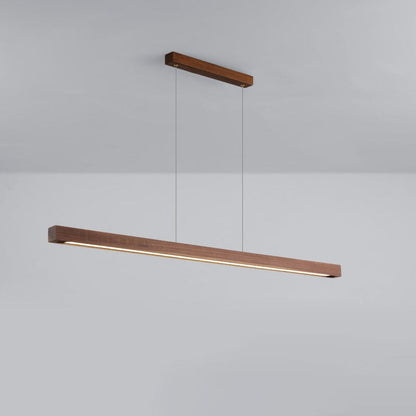 Amélie Eichen- & Walnuss-Linearchandelier