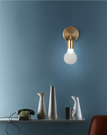 Élodie Metal LED Wall Light Modern Down Straight Sconce Lamp