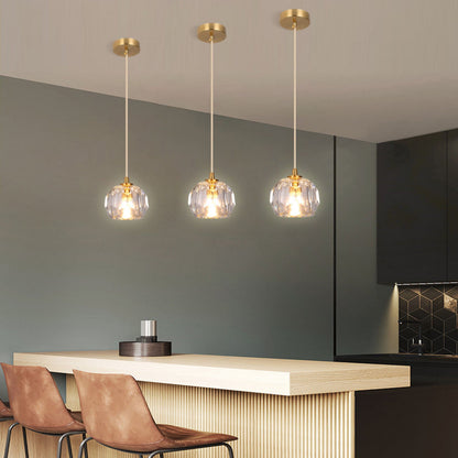 Clara Crystal Charm Pendant Light