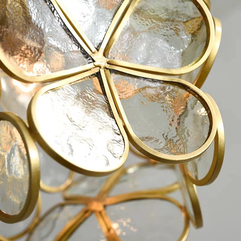 Clara Flower Glass Pendant Light