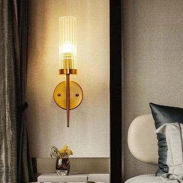 Aurélia Marble Glass Wall Lamp with Elegant Nordic Design