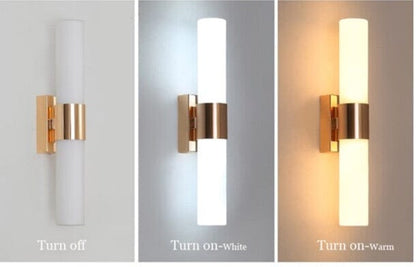 Margaux Nordic Stone & Glass Sconce