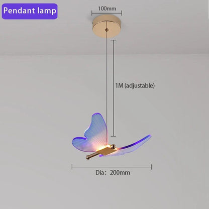 Anaïs Butterfly LED Wall Lamp with Decorative Modern Design