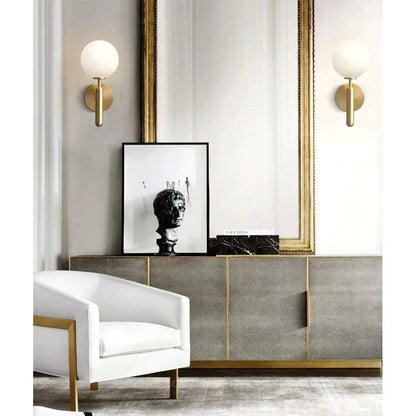 Isabella Modern Glass & Metal Sconce