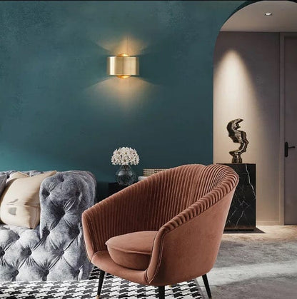 Amélie Golden Ring Wandleuchte mit modernem nordischem Design
