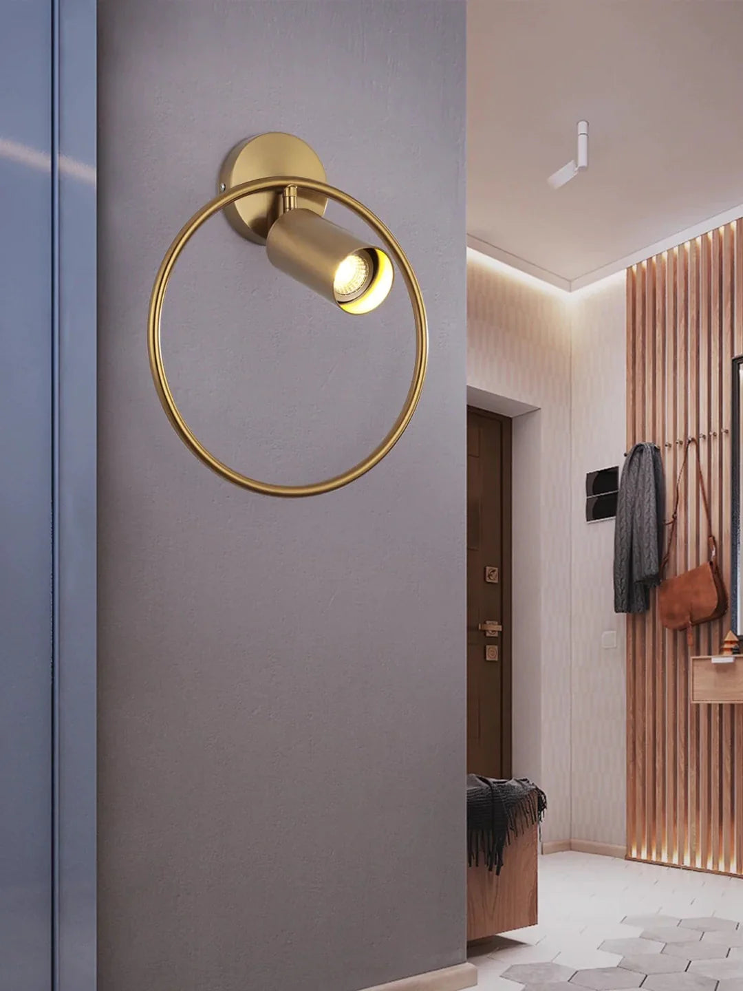 Anneliese Nordic Elegant Wall Lamp with Toughened Glass Shade