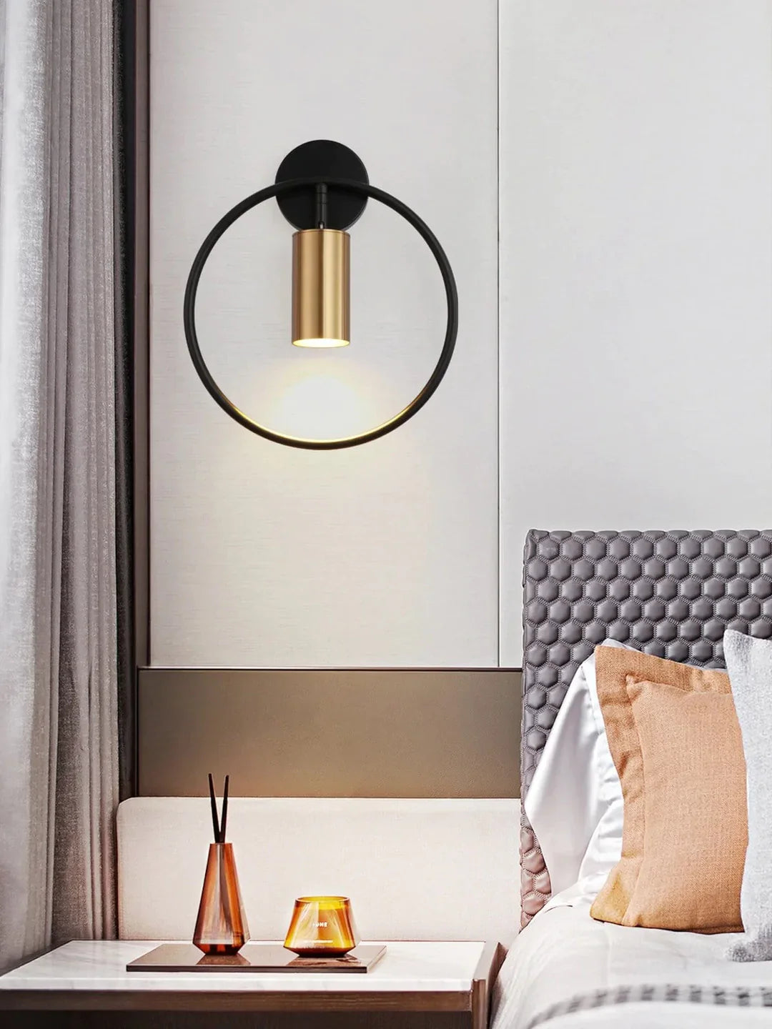 Anneliese Nordic Elegant Wall Lamp with Toughened Glass Shade