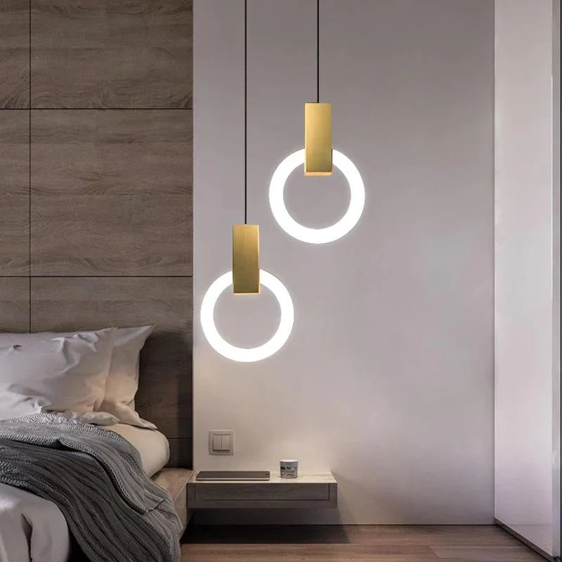 Isabelle Circular Halo Pendant