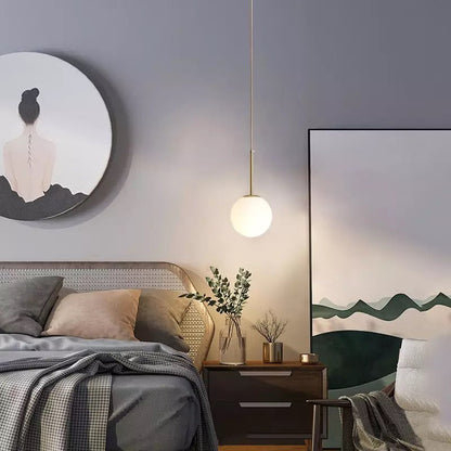 Elena Scandinavian Glass Pendant Light