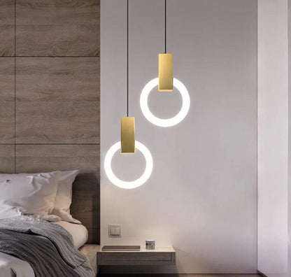 Isabelle Circular Halo Pendant