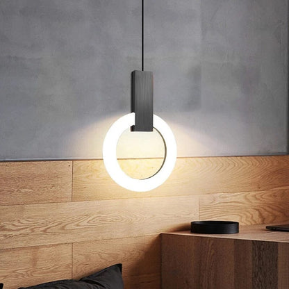 Isabelle Circular Halo Pendant