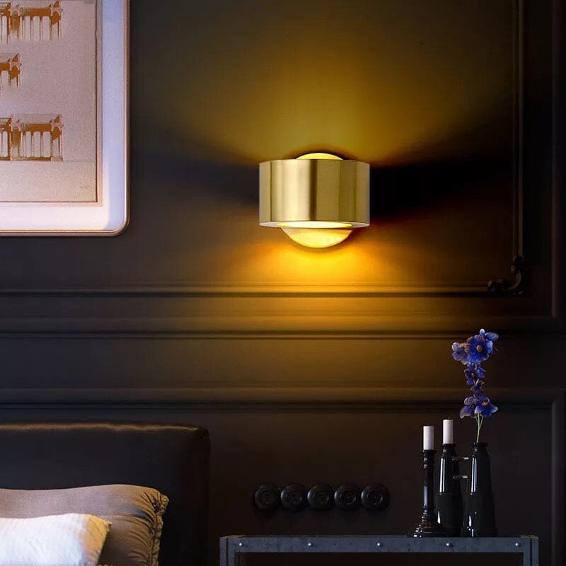 Amélie Golden Ring Wandleuchte mit modernem nordischem Design