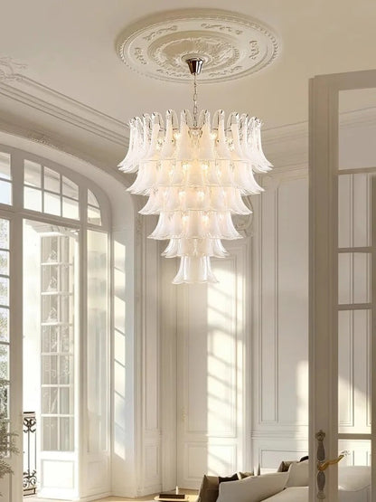 Camille Glas-Anhänger mit modellierten Blütenblättern