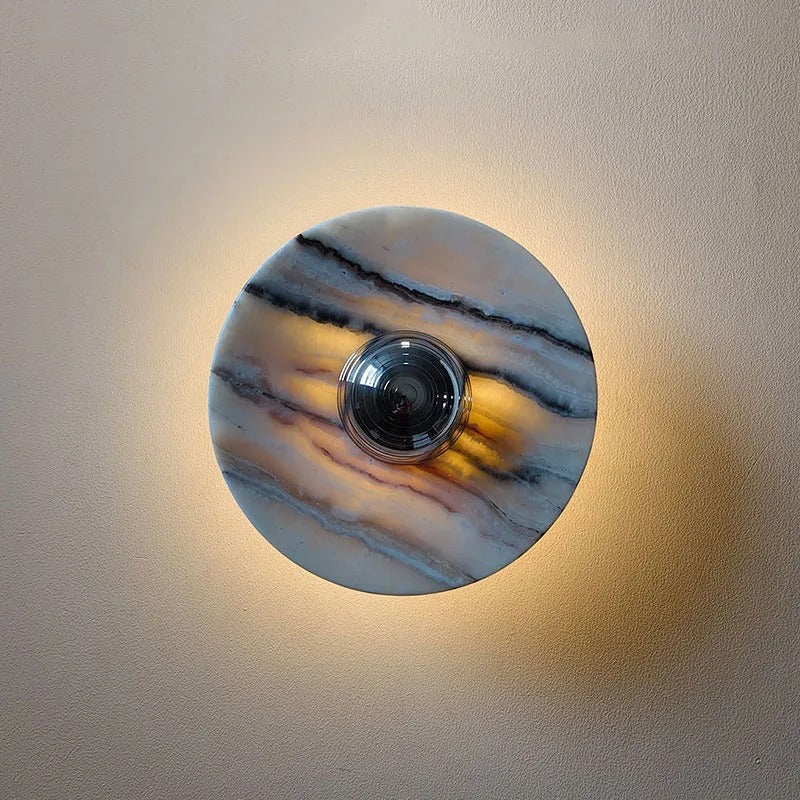 Camille Orbicular Marble Sconce