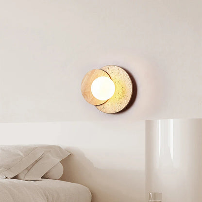 Manon Travertine Stone Wall Light