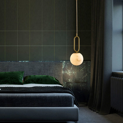 Penelope Marble Ball Pendant Light