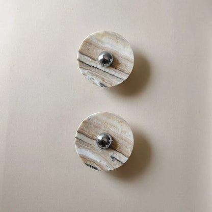 Camille Orbicular Marble Sconce