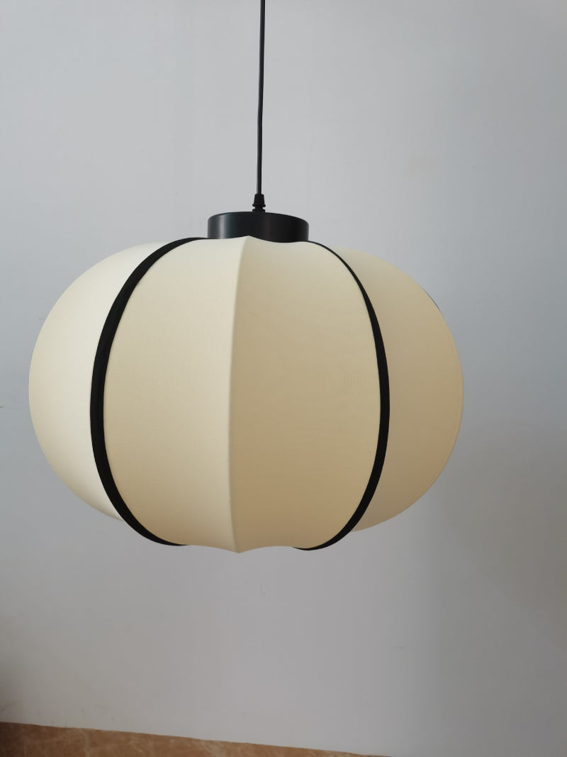 Amélie Minimalistische Textil-Metall-Pendelleuchte Modernes Sanftes Licht Design