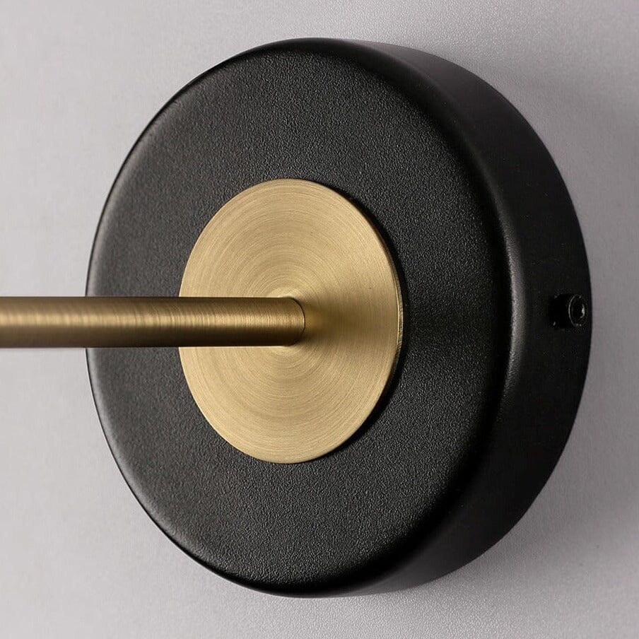 Auriane Acryl-Hängeleuchte mit Schwarz-Gold-Finish
